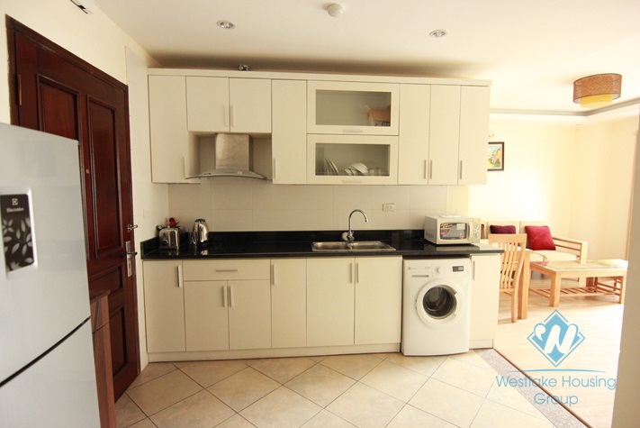 Bright and airy serviced apartment for rent in Au Co alley, Tay Ho, Hanoi
